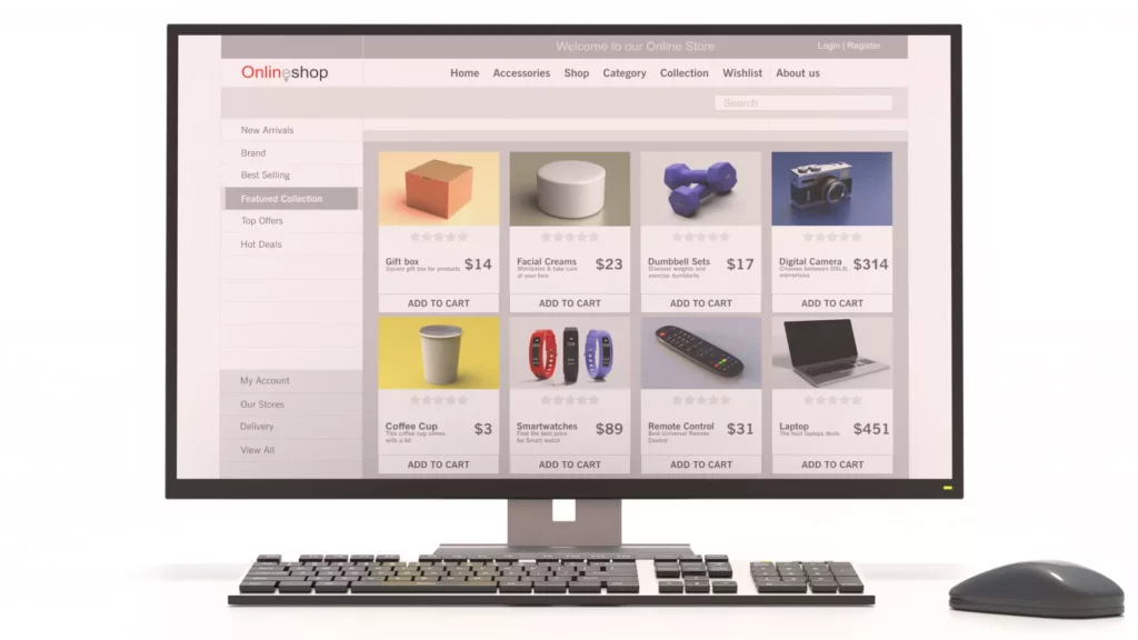 Ecommerce store